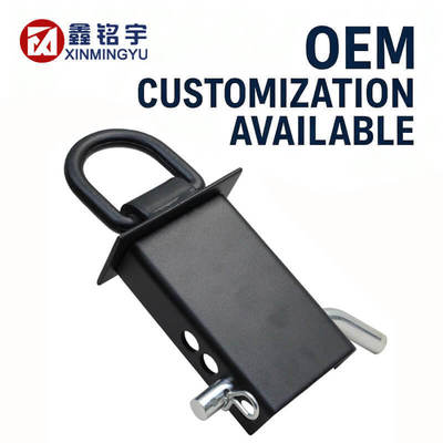 Dobra cena Removable D-Ring Tie-Downs for Stake Pockets – Flatbed & Utility Trailers, Includes Hitch Pin, Black Heavy-Duty, Factory Direct OEM Customizable w Internecie